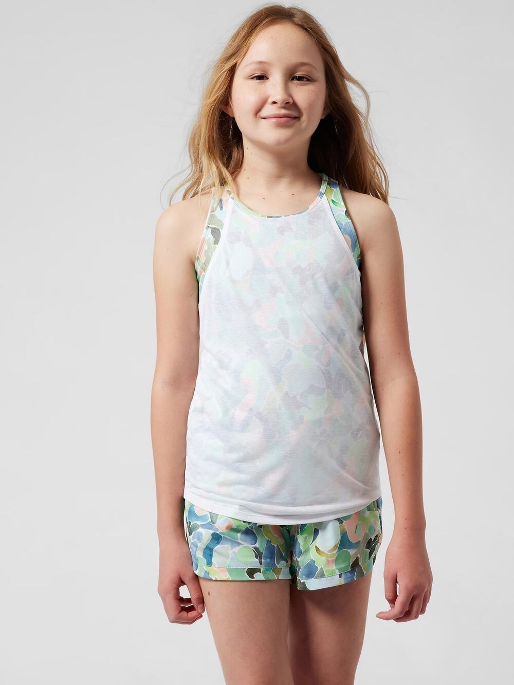 NEW Athleta girl perfect pair tank L/12